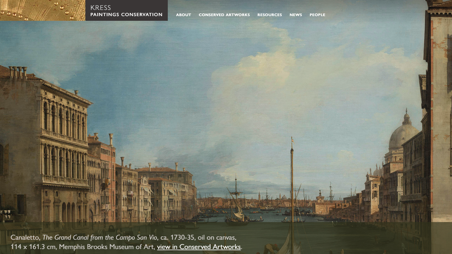Launch of Pathbreaking Website for Kress Paintings Conservation
