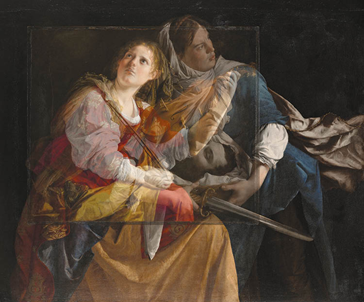 judith and maidservant with the head of holofernes
